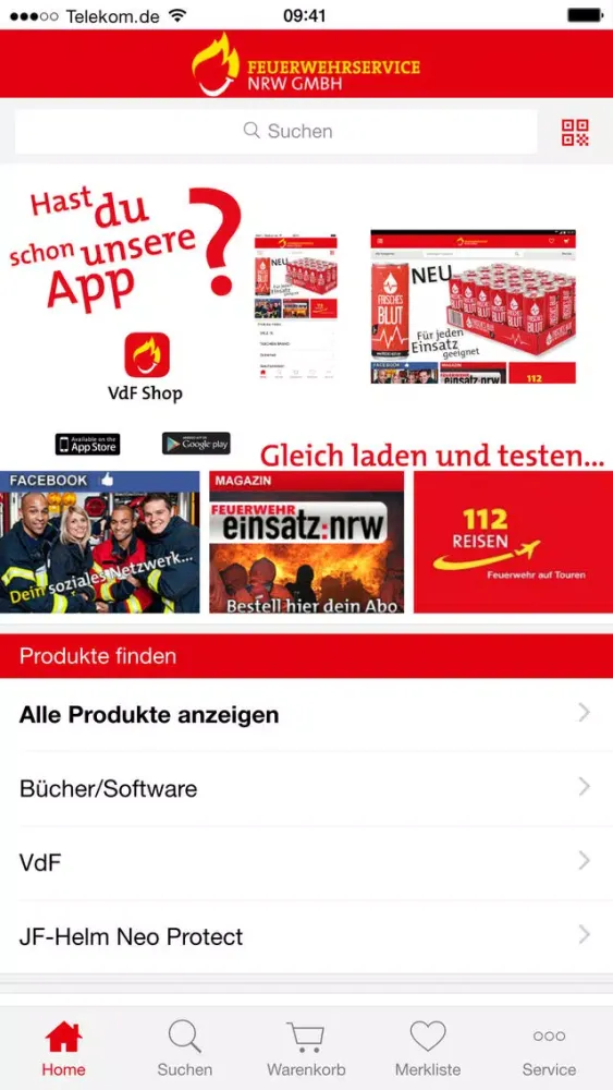 VdF Shop Screenshots