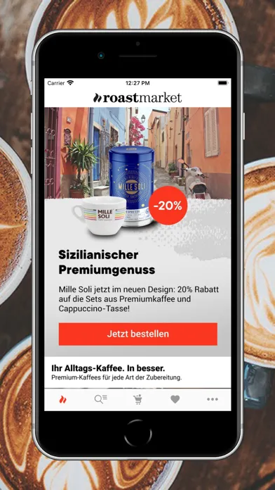 Скриншоты roastmarket - Kaffee Online