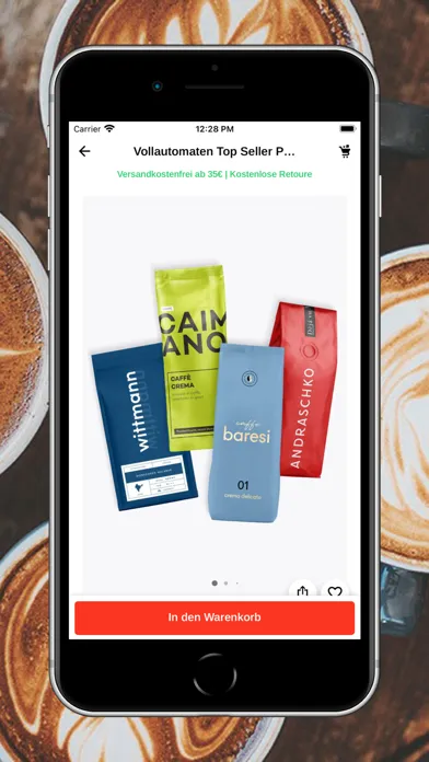 Скриншоты roastmarket - Kaffee Online