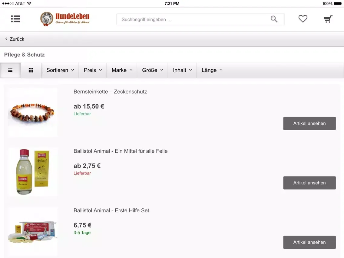 Capturas de tela do HundeLeben - Ideen für Heim & Hund iPad 
