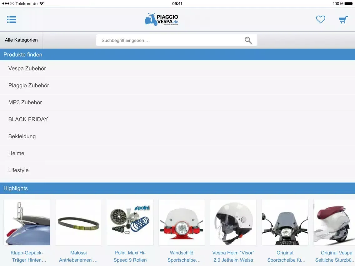 تصاویر Piaggio-Vespa.de iPad 