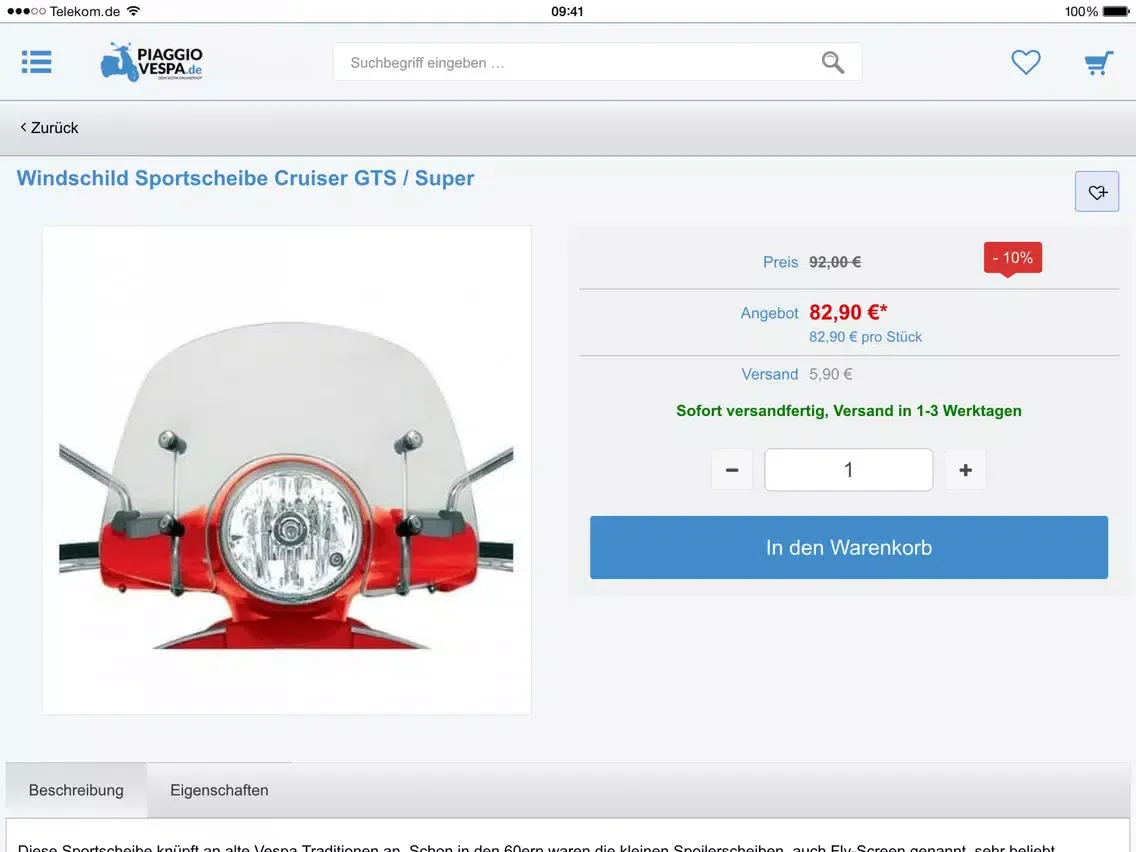 تصاویر Piaggio-Vespa.de iPad 