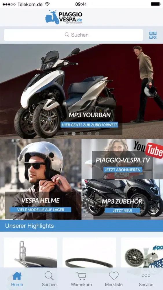 تصاویر Piaggio-Vespa.de