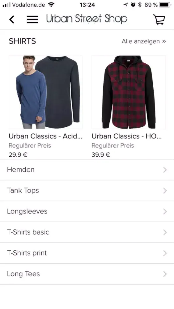 Urban Street Shop Screenshots