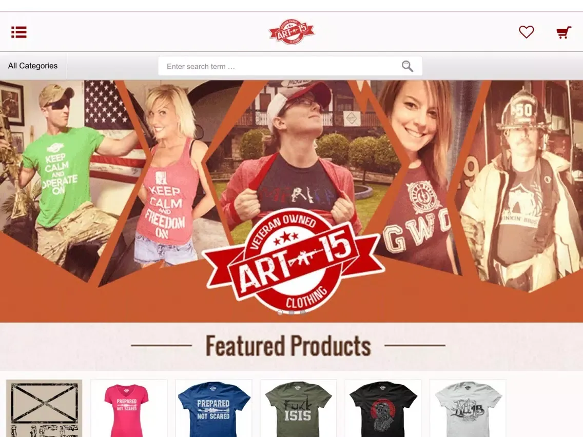 Article 15 Clothing iPad  Screenshots