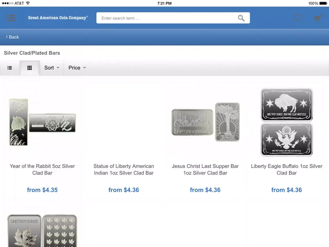 Great American Coin Company iPad  Screenshots