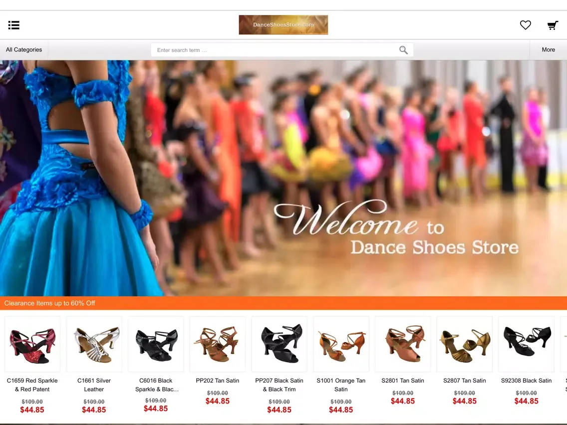 Capturas de pantalla de Dance Shoes Store iPad 
