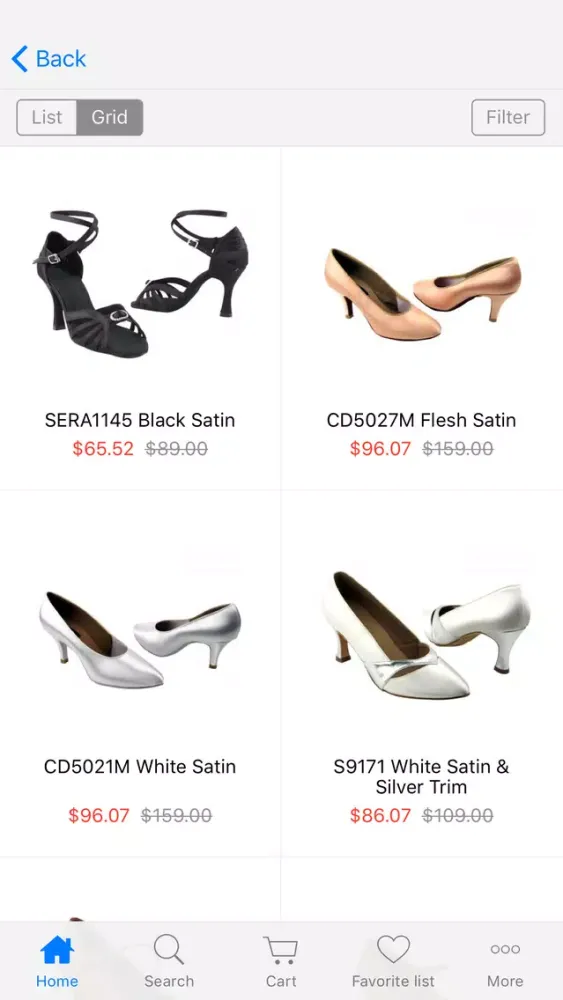 Capturas de pantalla de Dance Shoes Store