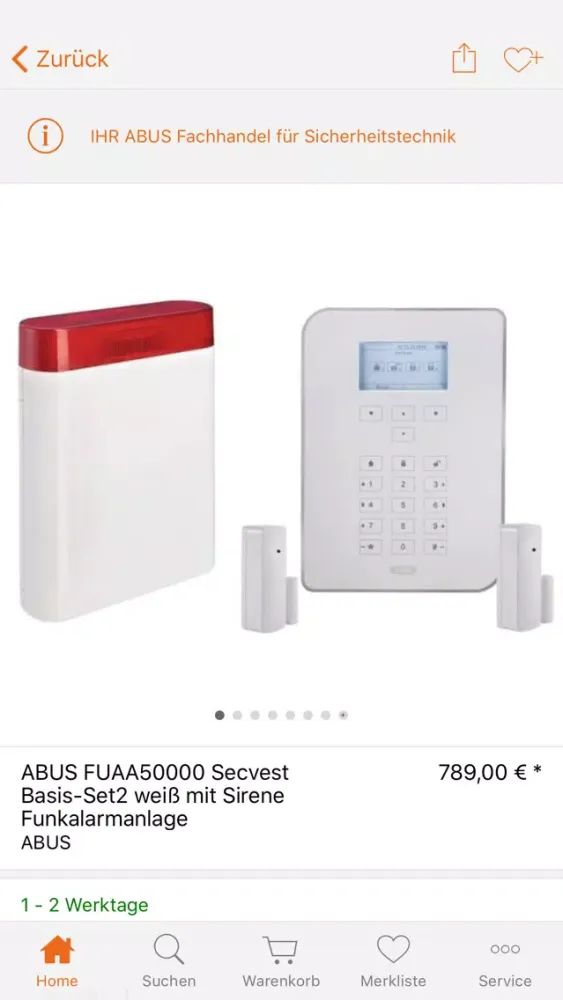 Captures d'écran de First Mall Sicherheitstechnik