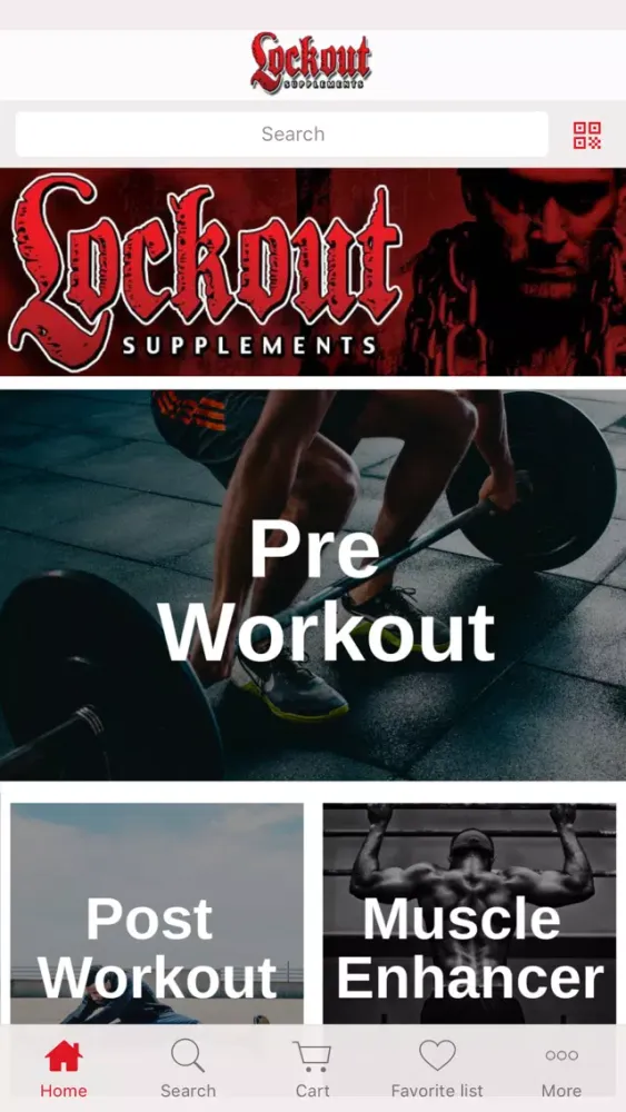 Tangkapan layar Lockout Supplements