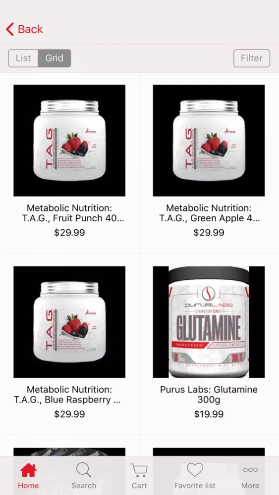 Tangkapan layar Lockout Supplements