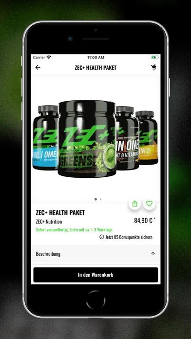 Zec+ Nutrition Shop应用截图