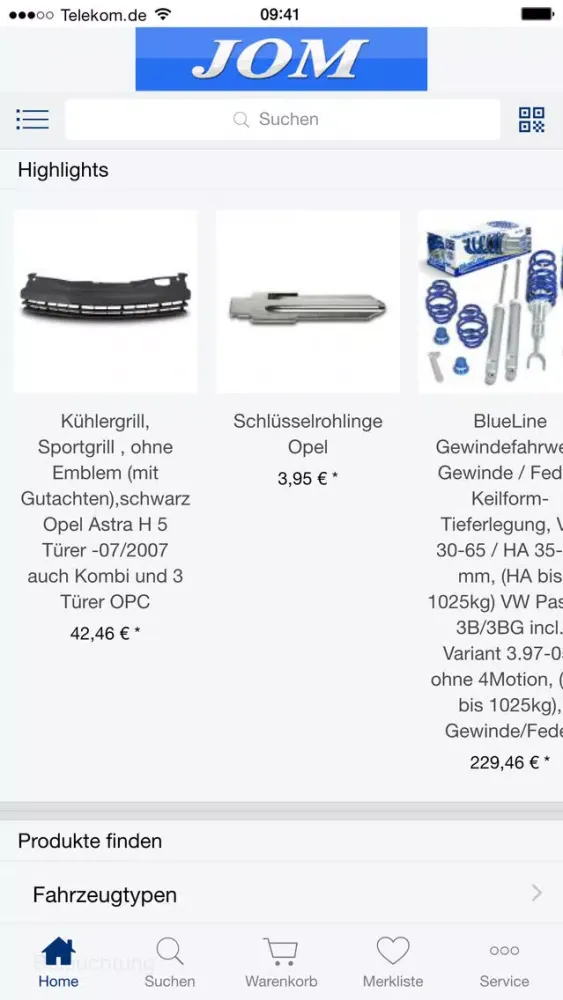 Tangkapan layar JOM Tuning Katalog