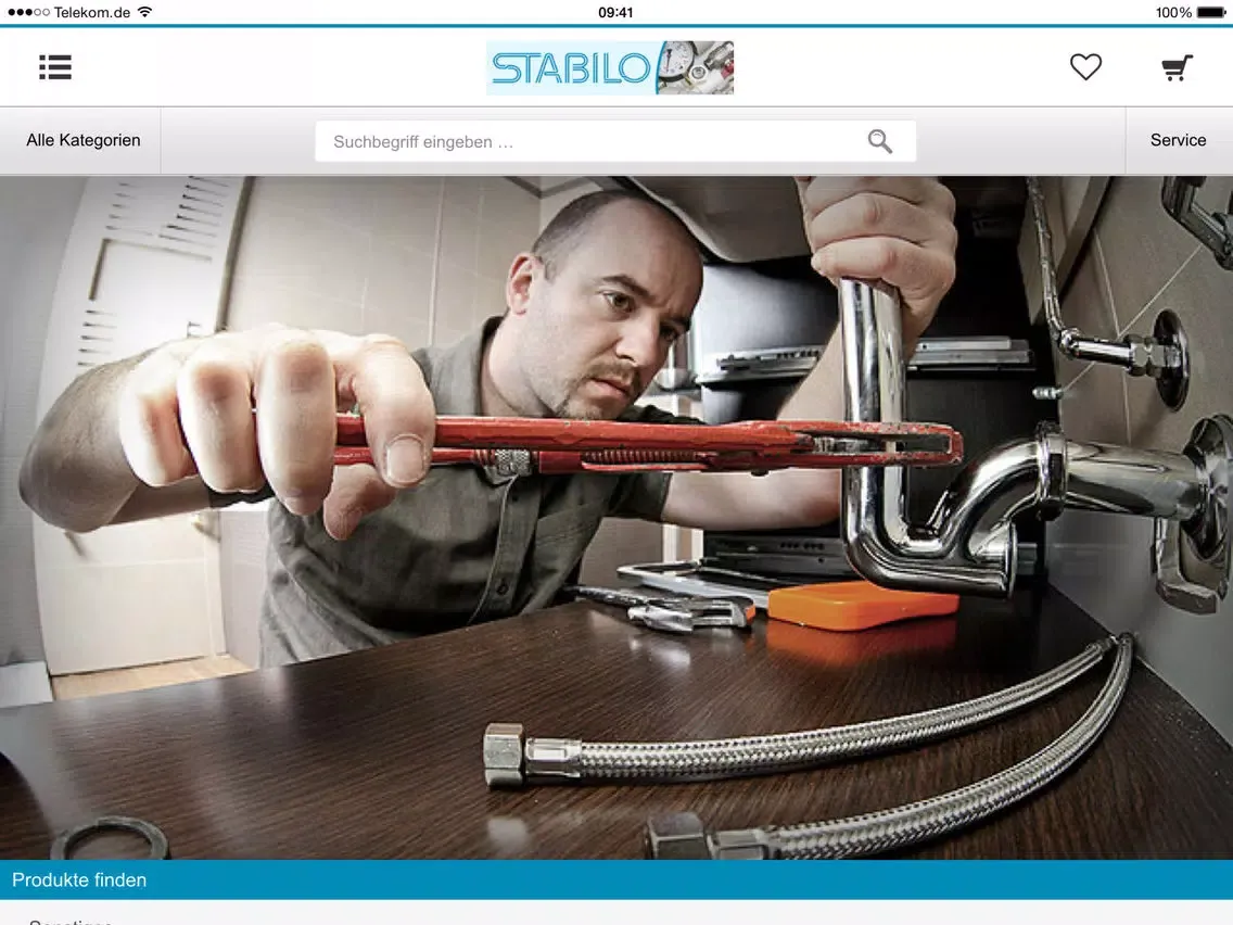 Zrzuty ekranu Stabilo Sanitär Mobile Shop iPad 