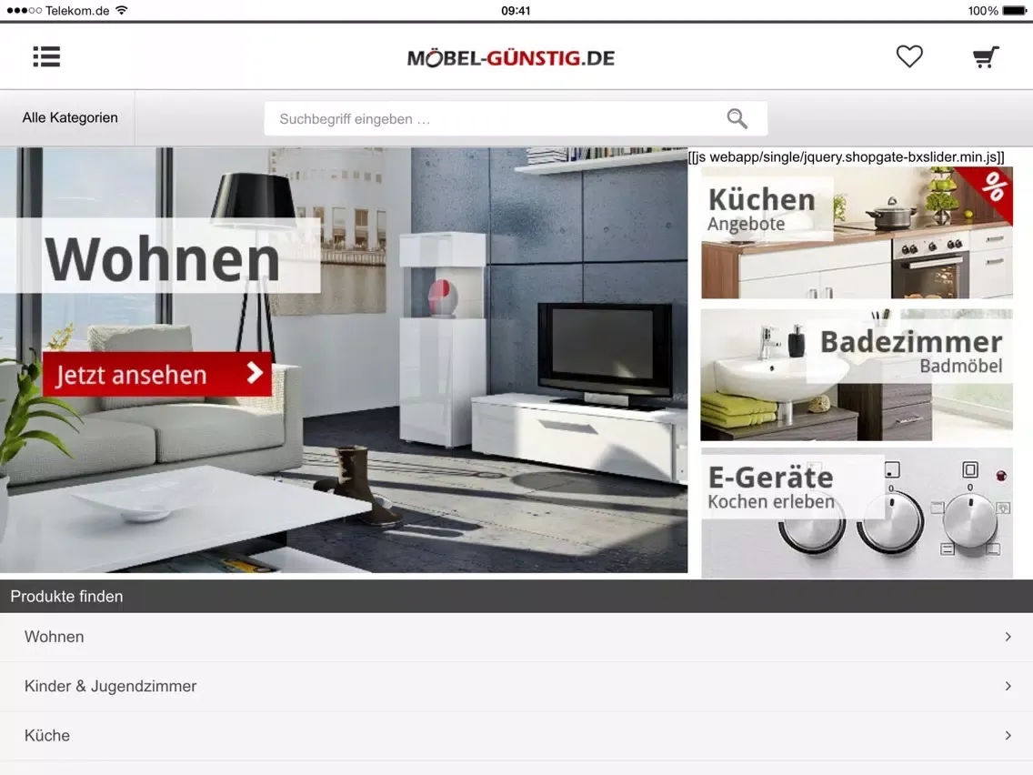 Möbel-Günstig.de iPad  سکرین شاٹس