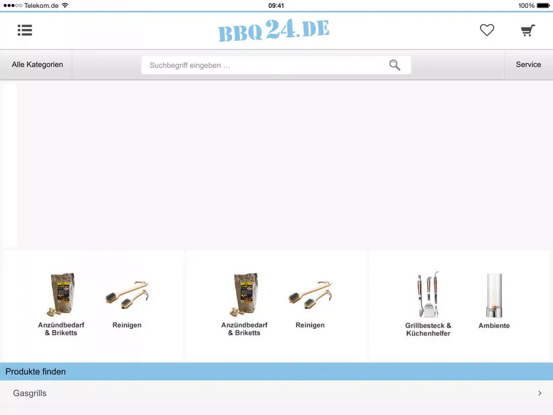 Tangkapan layar BBQ24 - Shop für BBQ und Grill iPad 