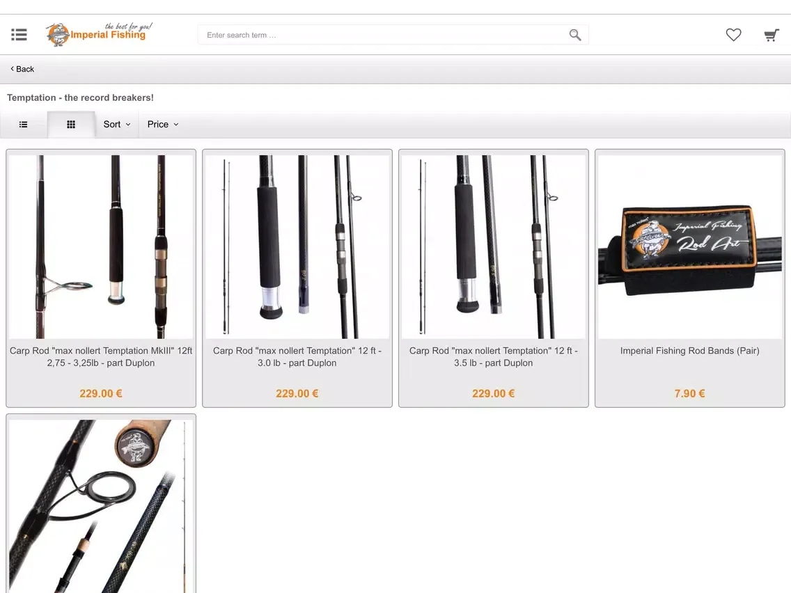 Tangkapan skrin Imperial Fishing - Carp Shop iPad 