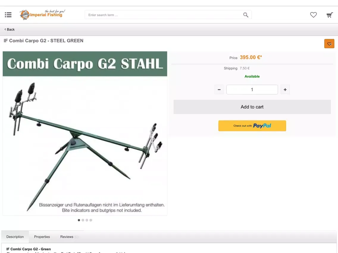 Tangkapan skrin Imperial Fishing - Carp Shop iPad 