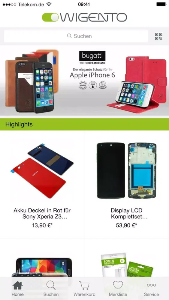 Ảnh chụp màn hình của Wigento Gadgets and More