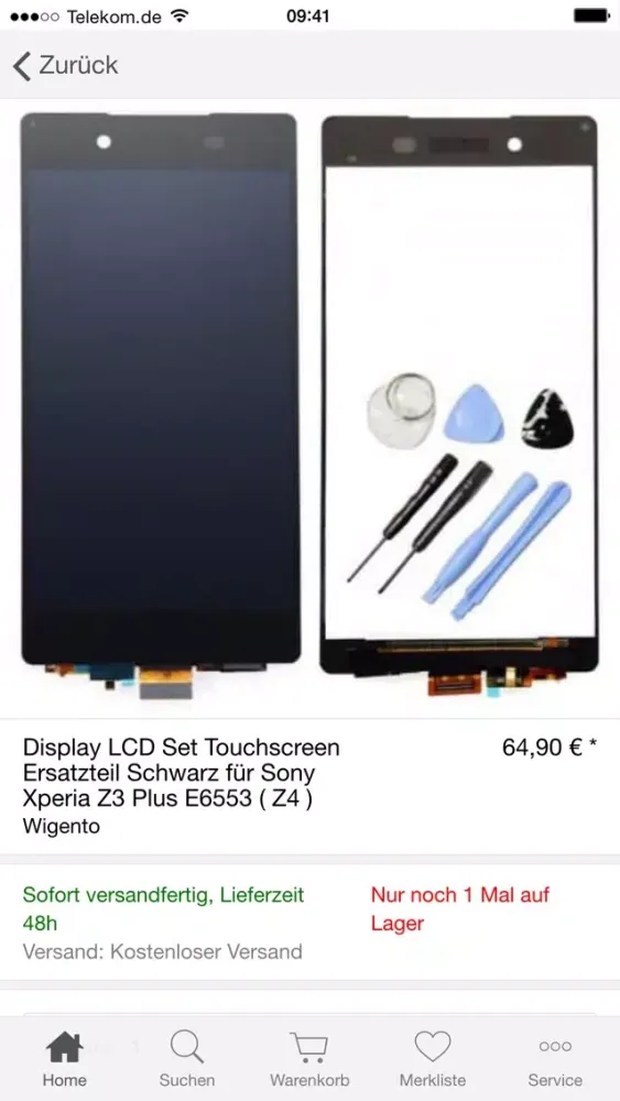 Ảnh chụp màn hình của Wigento Gadgets and More