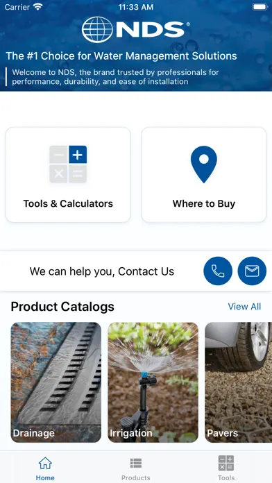 Ảnh chụp màn hình của NDS Stormwater Drainage Tools