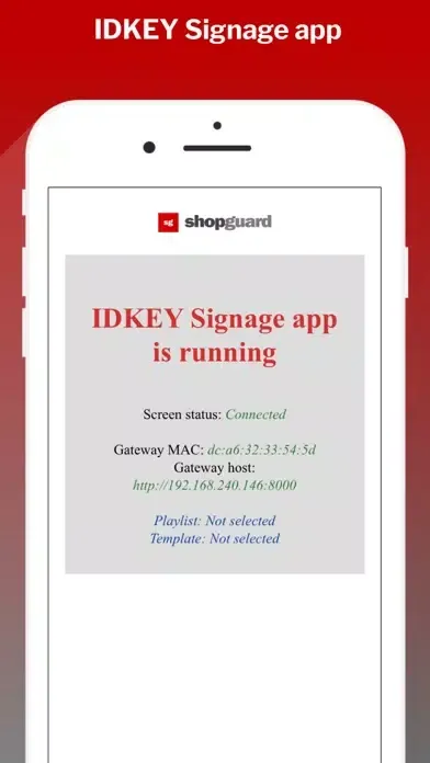 iDKey Signage Ekran Görüntüleri