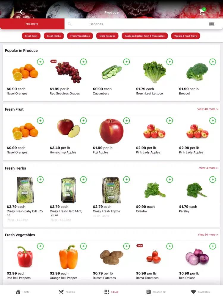 Screenshot di Angeli Foods iPad 