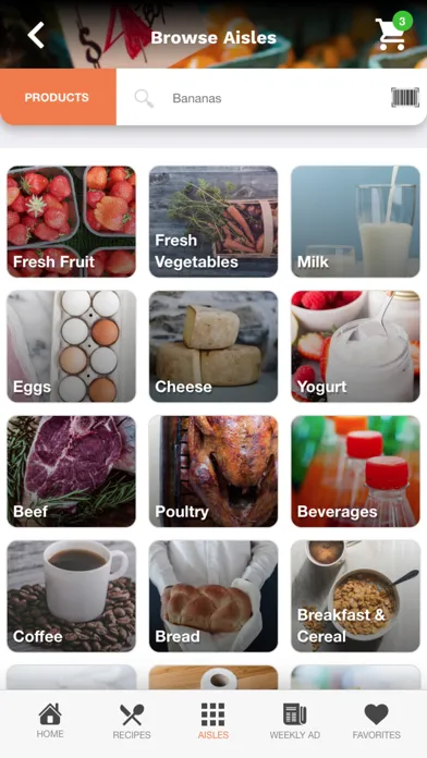 Capturas de tela do Apple Hill Market