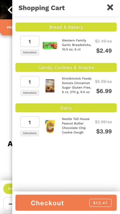 Capturas de tela do Apple Hill Market