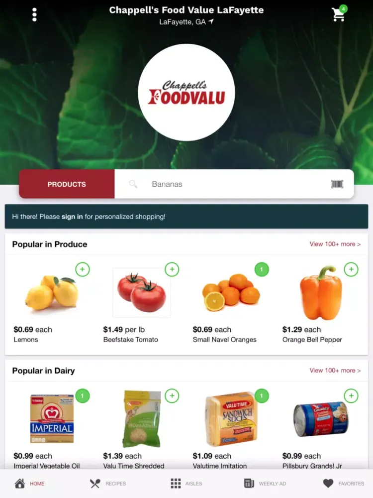 صور Chappell's Food Valu iPad 