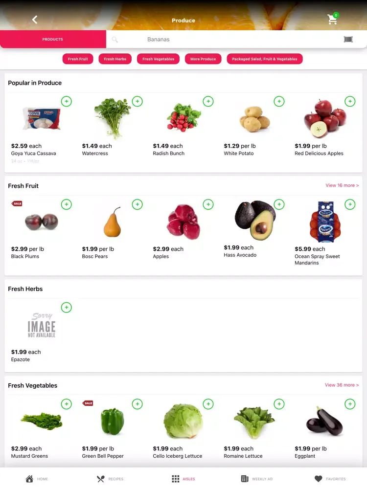 C-Town Supermarket Orange iPad  سکرین شاٹس