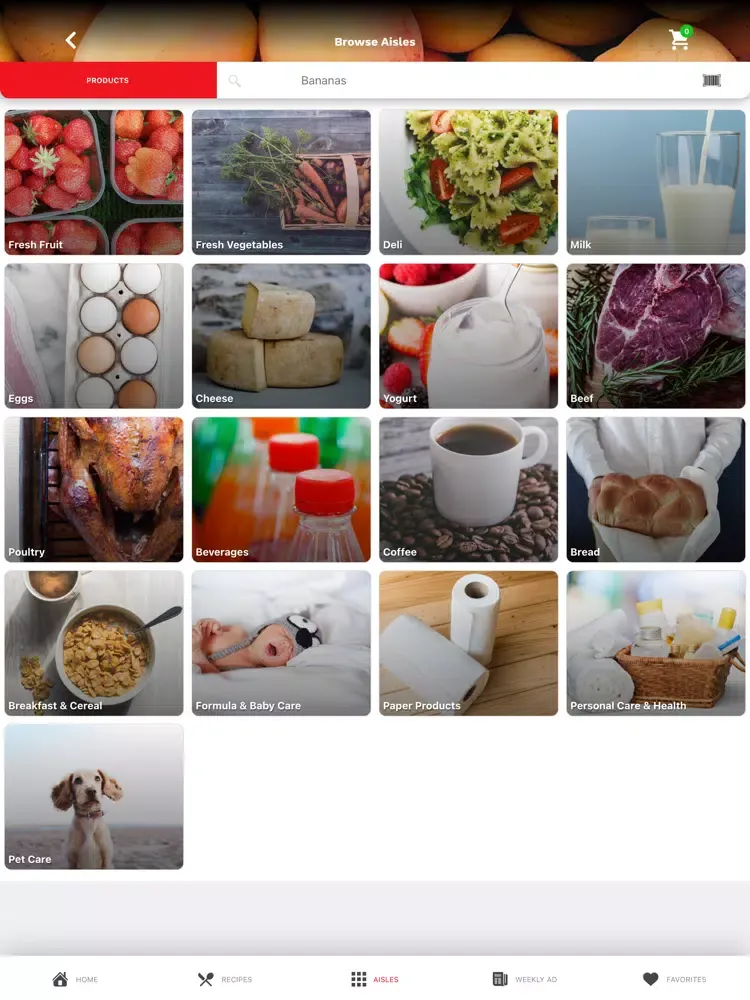 Ảnh chụp màn hình của Golden Mango Supermarket iPad 