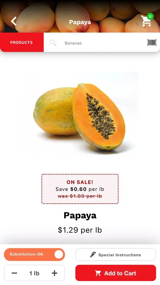 Ảnh chụp màn hình của Golden Mango Supermarket