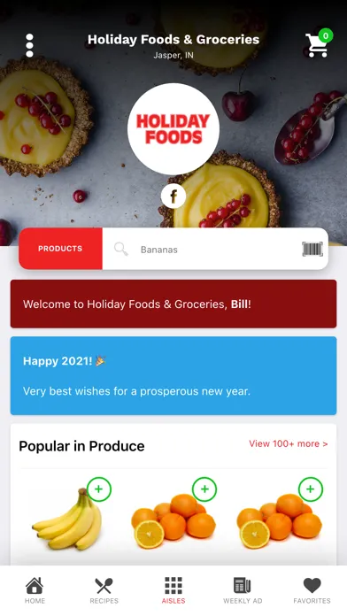 Screenshot di Holiday Foods