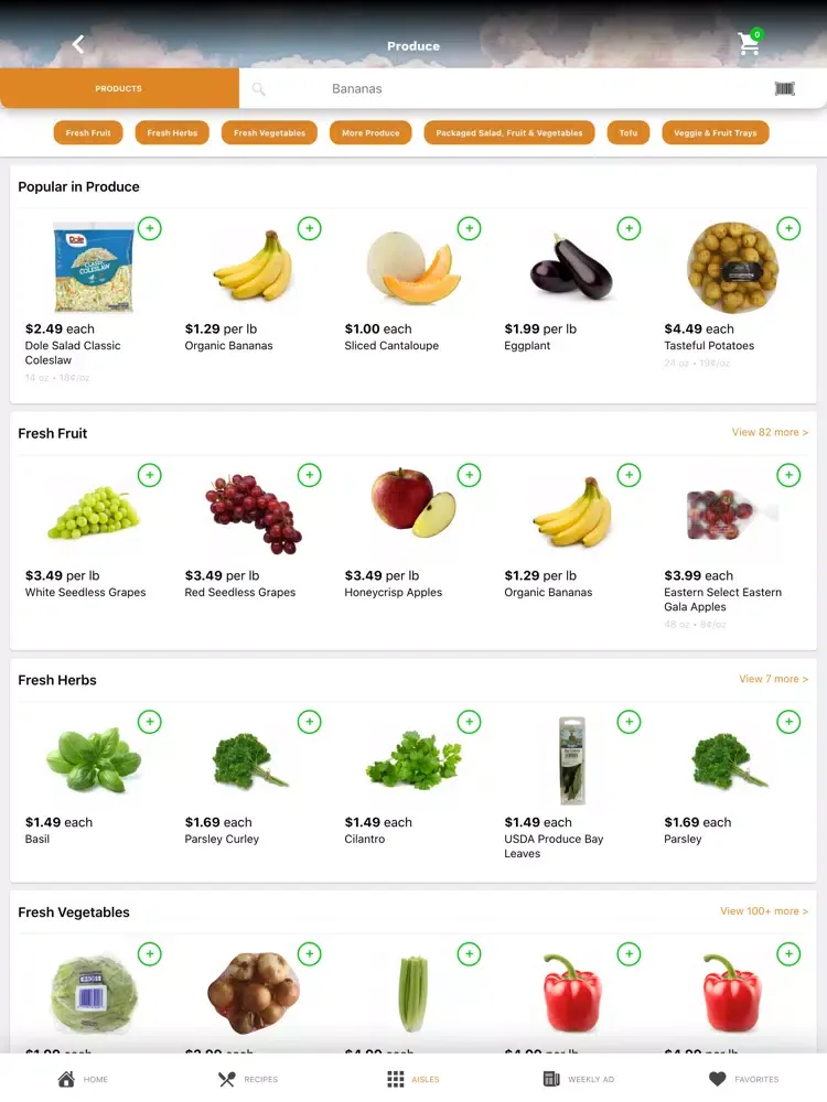 Hurley's Supermarket iPad 应用截图