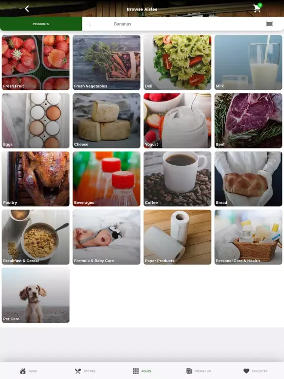 Tangkapan layar Shop Shady Maple Farm Market iPad 