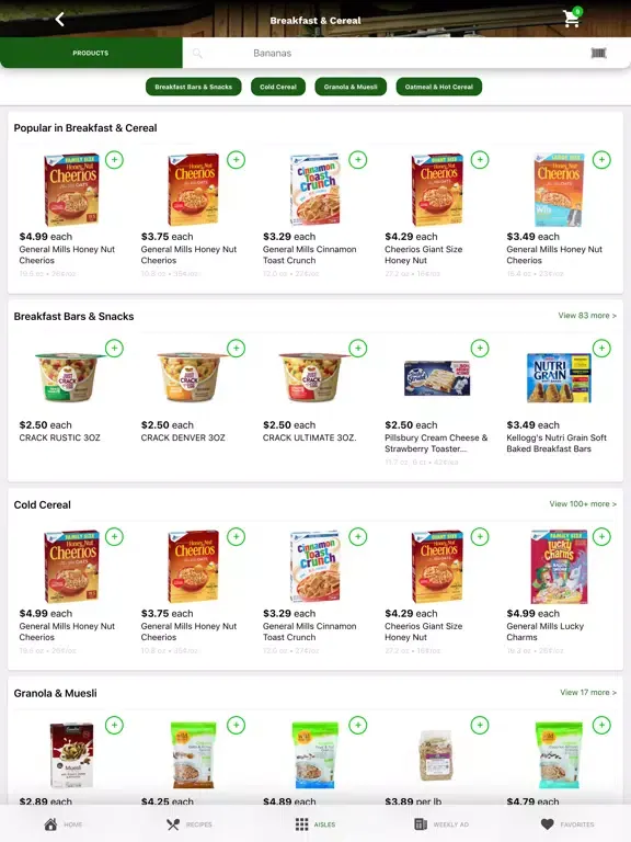 Tangkapan layar Shop Shady Maple Farm Market iPad 