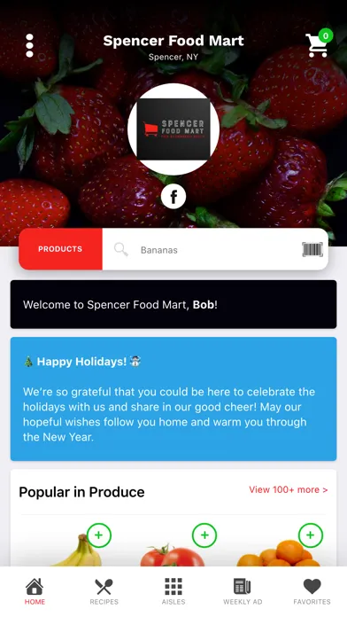 Capturas de tela do Spencer Food Mart