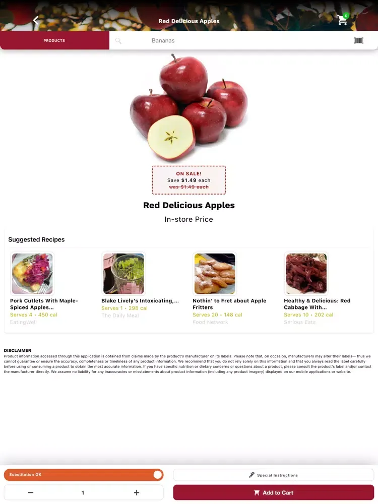 Universal Food Market Rahway iPad  Screenshots