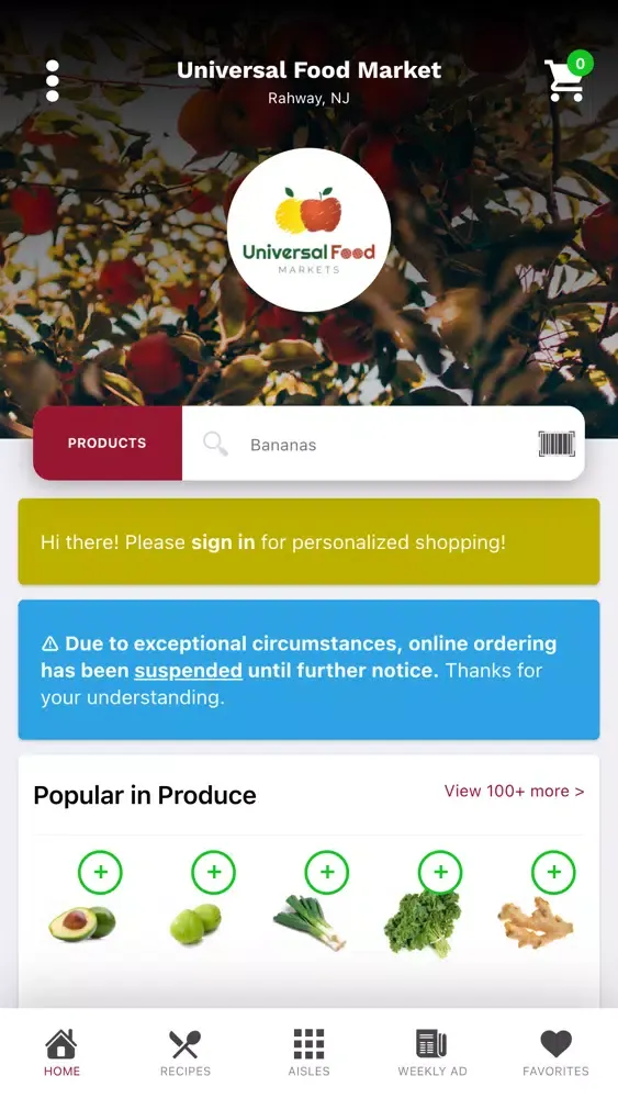 Universal Food Market Rahway Screenshots