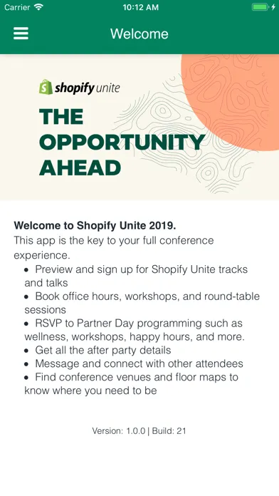 Shopify Unite 2019 سکرین شاٹس