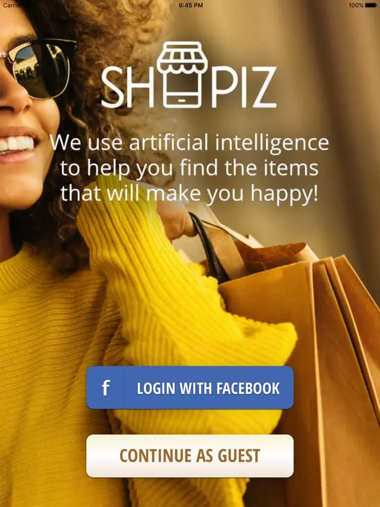 AI Shopping Assistant Shopiz iPad  स्क्रीनशॉट