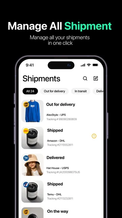 Tracker - My Package Tracking Ekran Görüntüleri