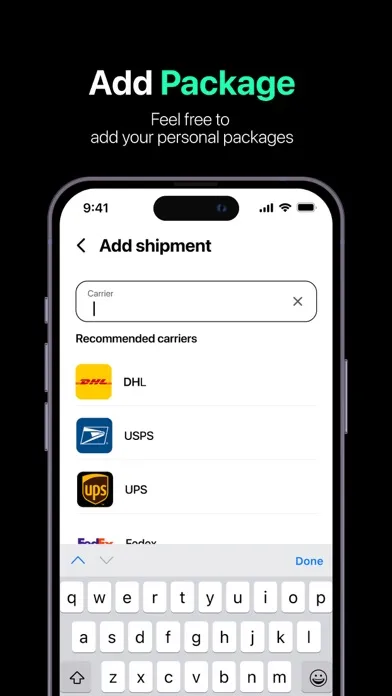 Tracker - My Package Tracking Ekran Görüntüleri