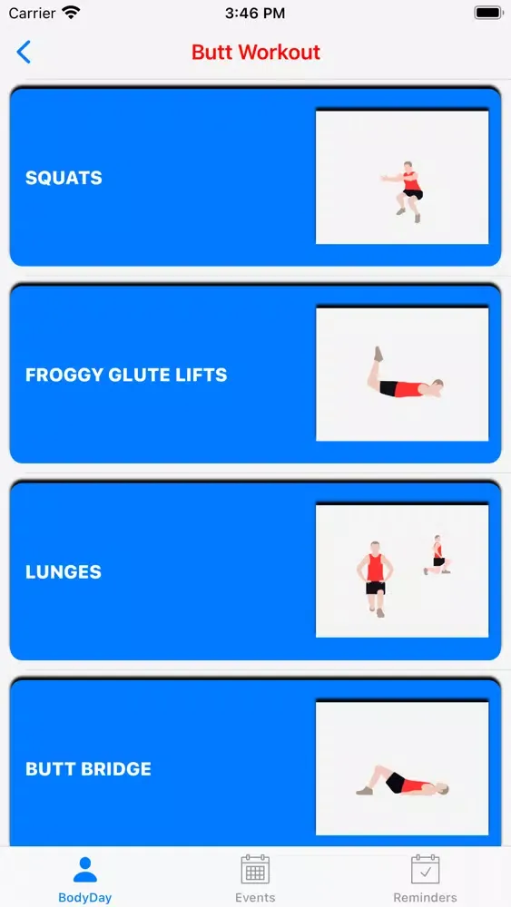Capturas de pantalla de BodyDay
