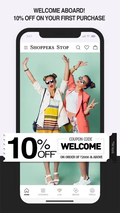 Ảnh chụp màn hình của Shoppers Stop Fashion Shopping