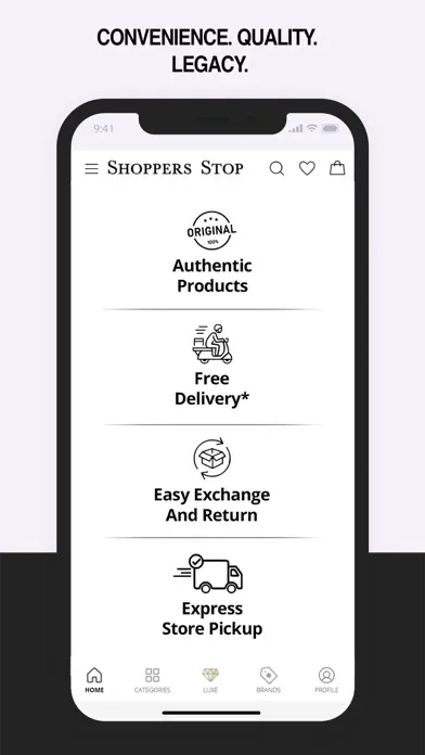 Ảnh chụp màn hình của Shoppers Stop Fashion Shopping