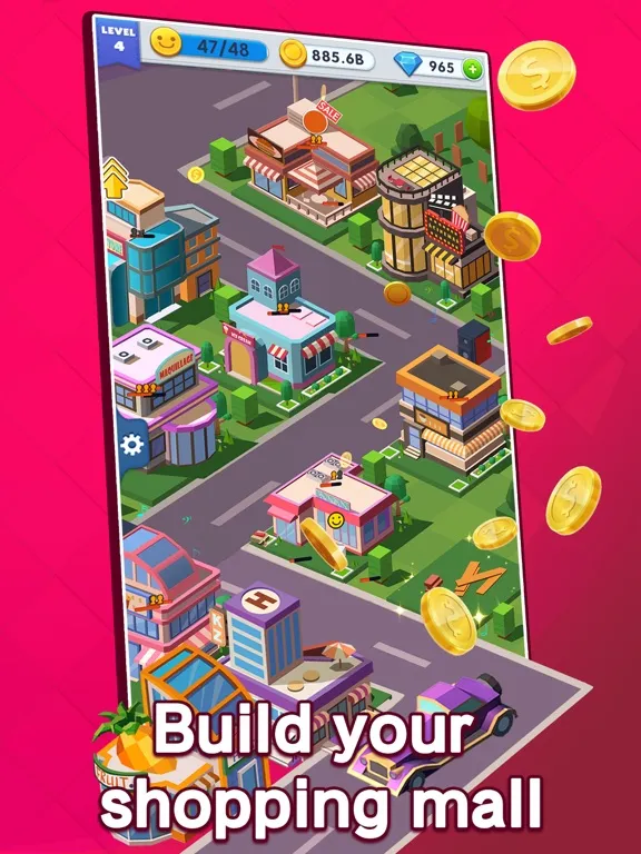 Tangkapan layar Shopping Mall Tycoon iPad 