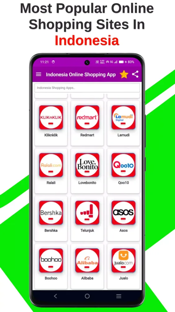 Online Indonesia Shopping Apps应用截图