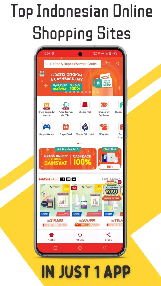 Online Indonesia Shopping Apps应用截图